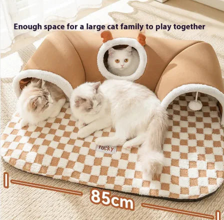 Cat Hideaway Tunnel Bed
