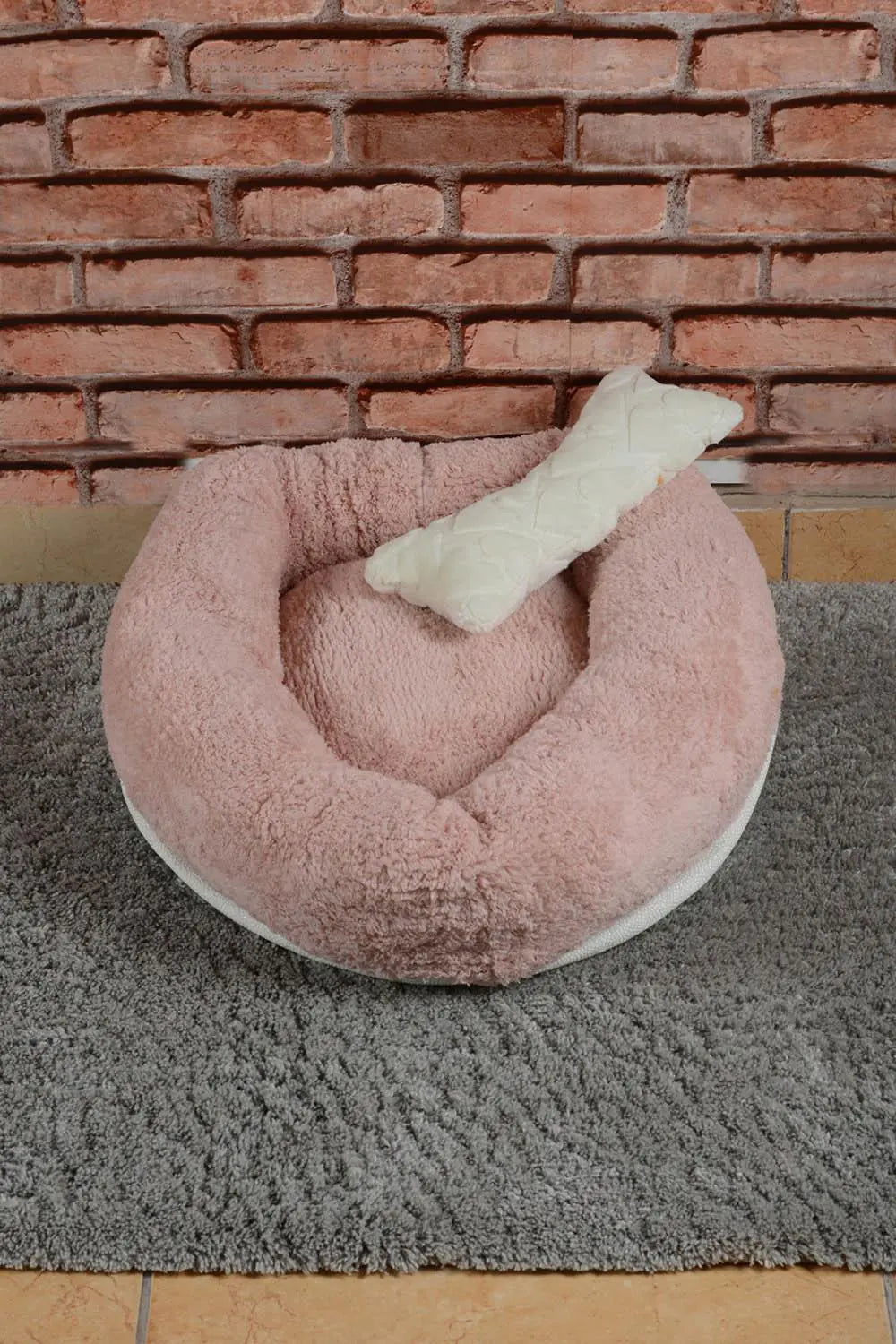 Cookie Pet Sherpa Fleece Round Bed