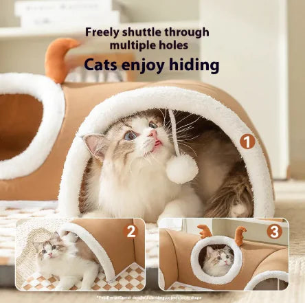 Cat Hideaway Tunnel Bed