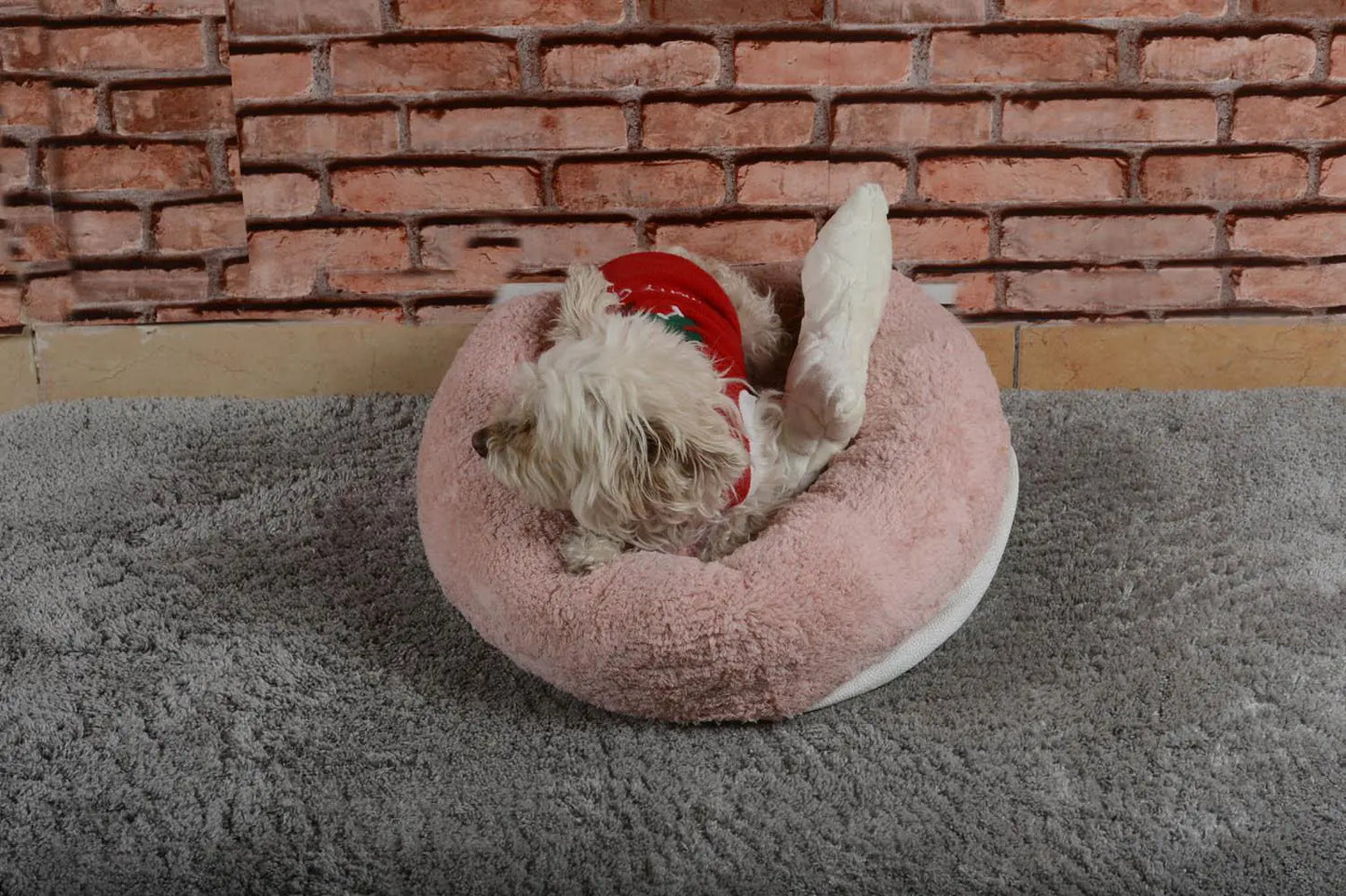 Cookie Pet Sherpa Fleece Round Bed